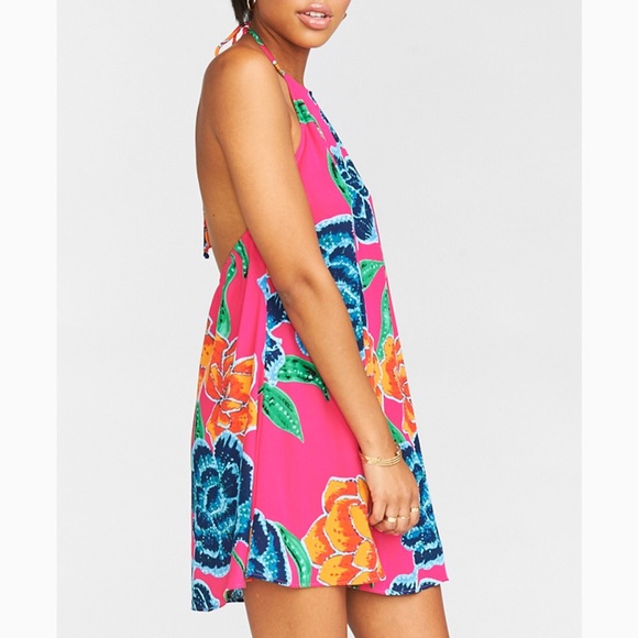 Show Me Your Mumu Katy Halter Floral Dress - Picture 2 of 4